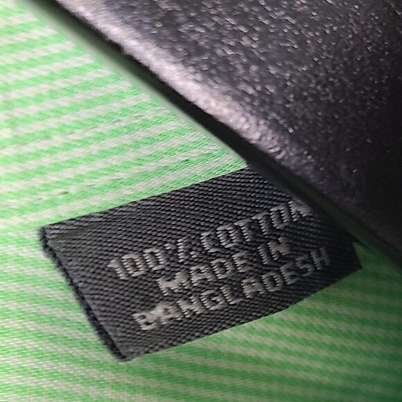 Set of Kenneth Cole Pink & Green Button Up Non Iron Regular Long Sleeve Shirts - Picture 7 of 16